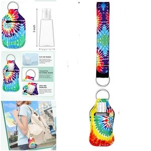 Bundle Refillable Empty Sanitizer Bottle Keyring